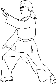 Illustration of good leg alignment.